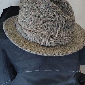 Stylish Tweed Fedora Hat